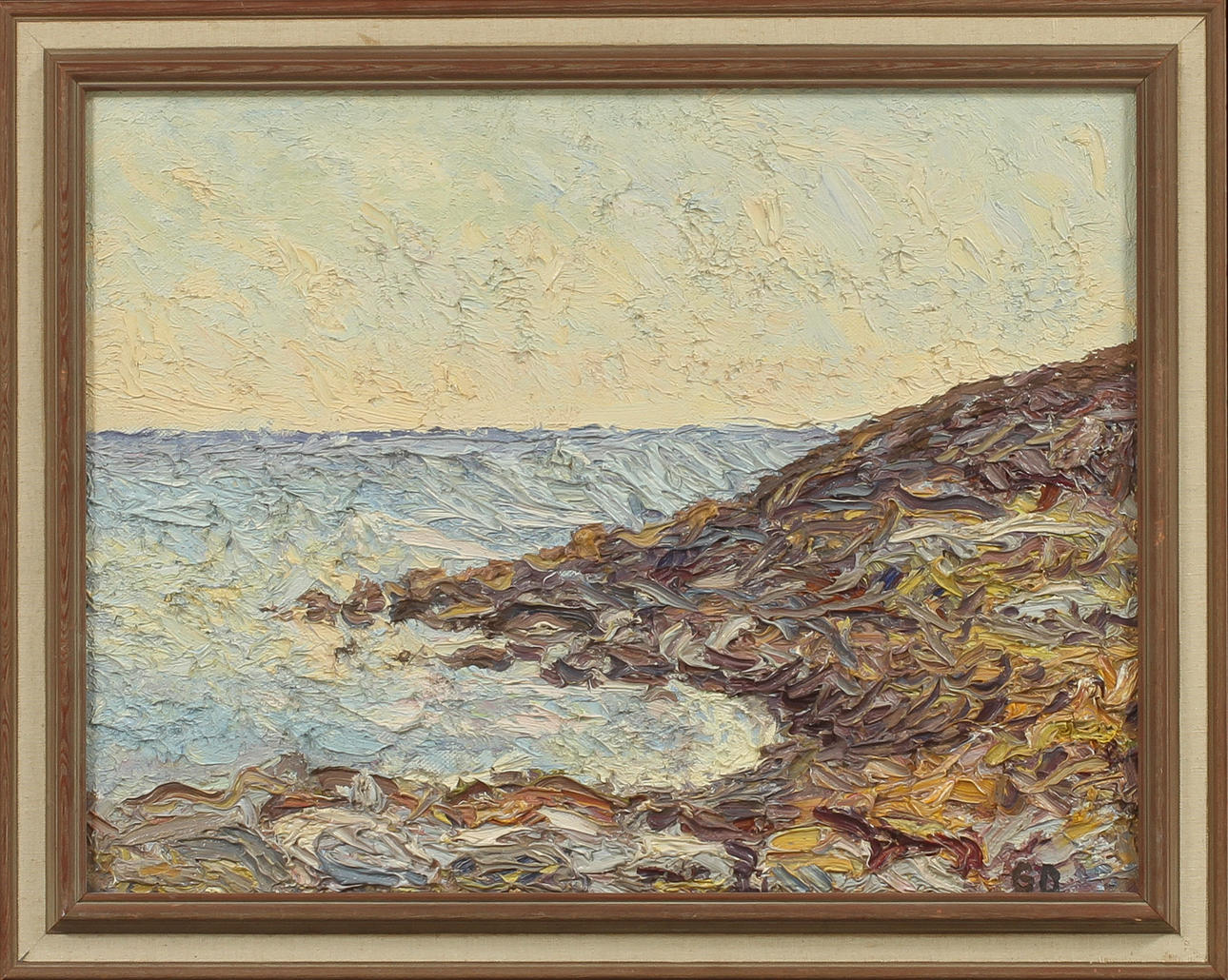 GUNNAR DAHLSTRAND. Från Steninge, olja på duk, sign.