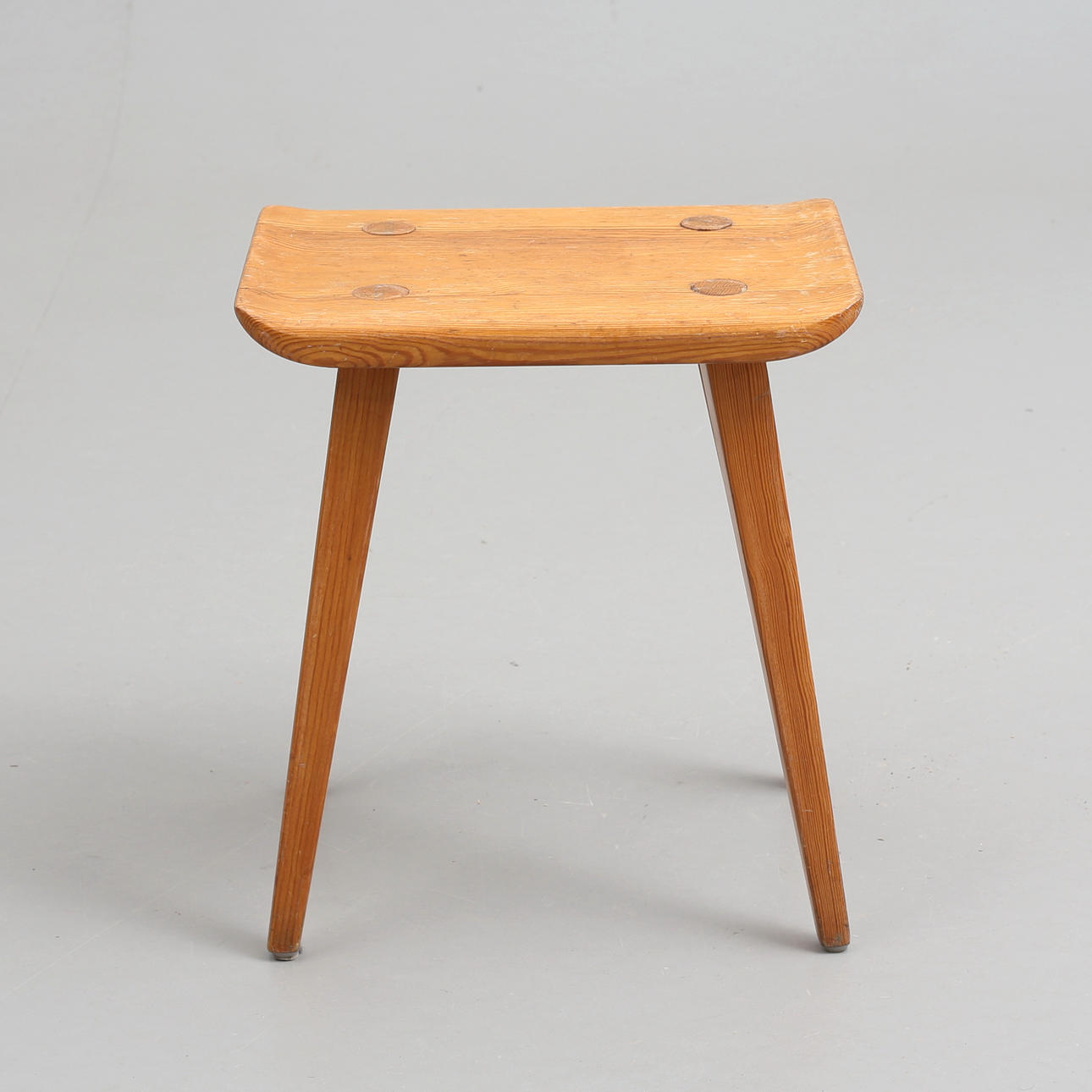 CARL MALMSTEN. Stool, "Visingsö", pine.