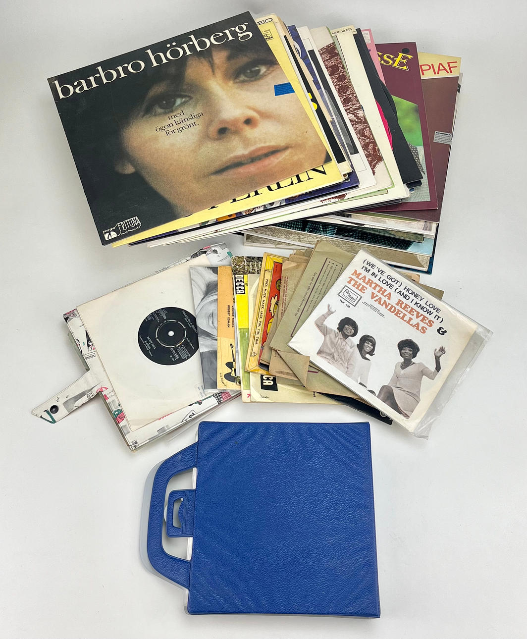 VINYL RECORDS, LPs and singles.