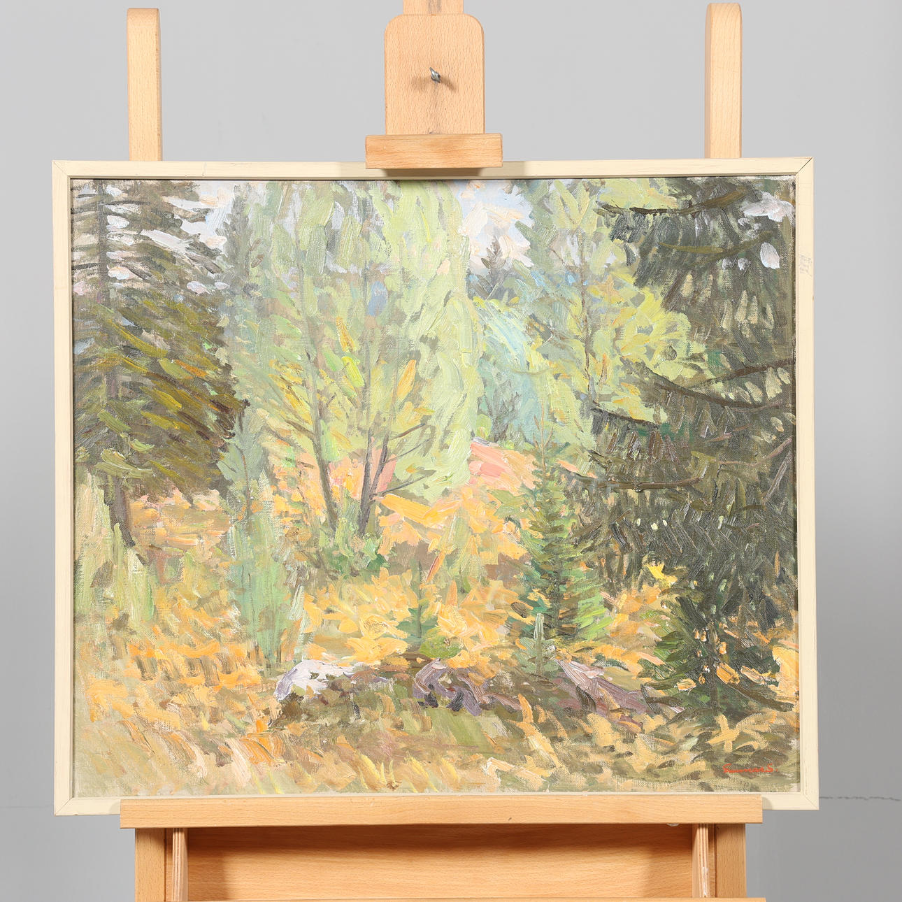 GUNNAR SVENSSON. OIL ON CANVAS, signed and dated 1973.