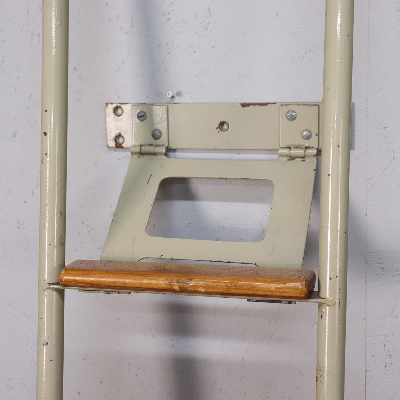 A ladder, from SJ train carriage, steel and mahogany, 1930s/40s ...