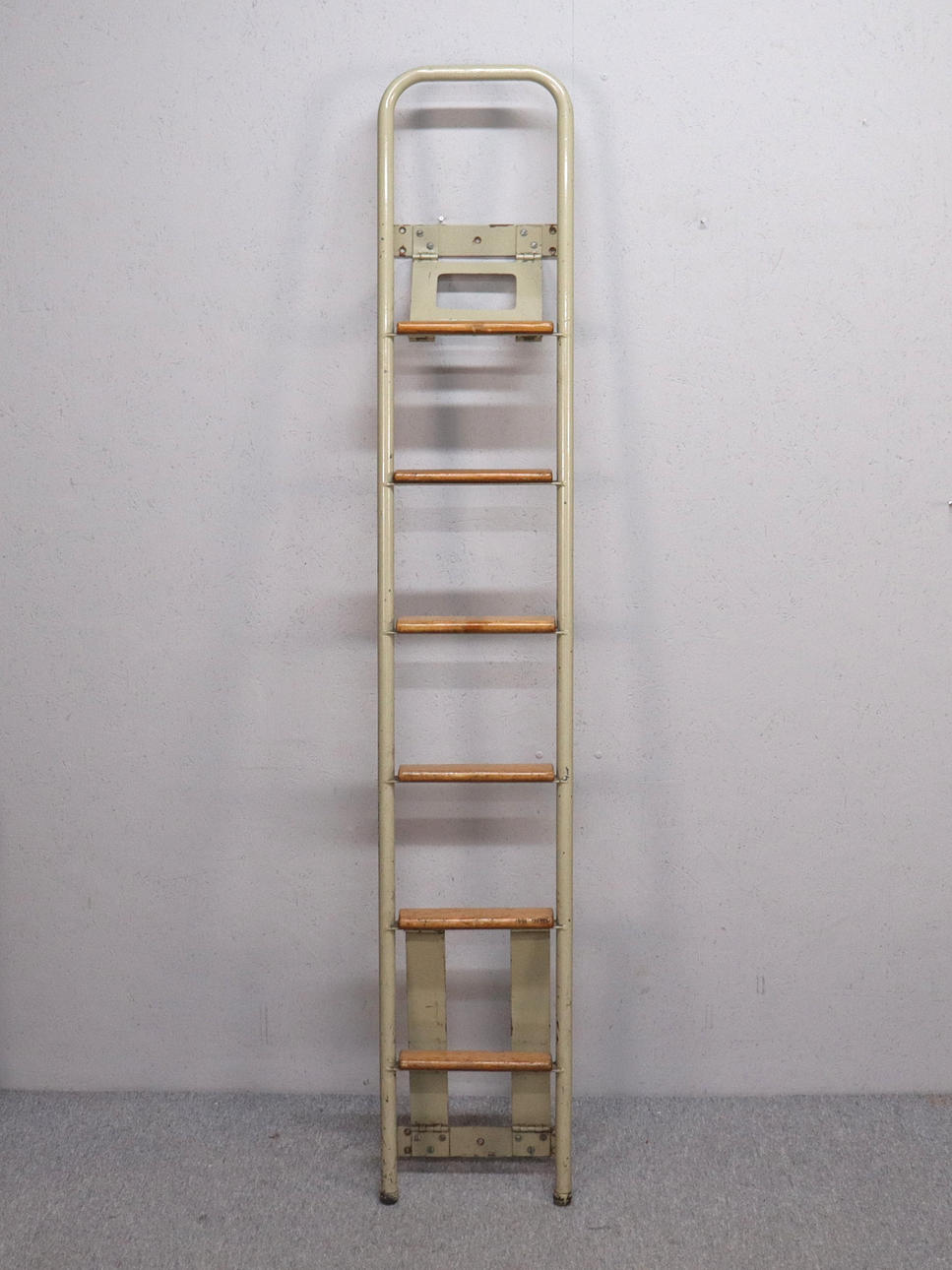 A ladder, from SJ train carriage, steel and mahogany, 1930s/40s ...