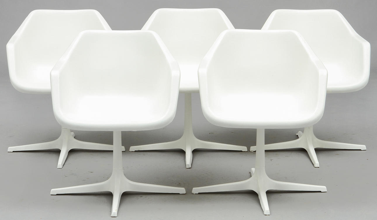 STOLAR, 5 st, Robin Day, Overman, 1900-talets andra hälft.