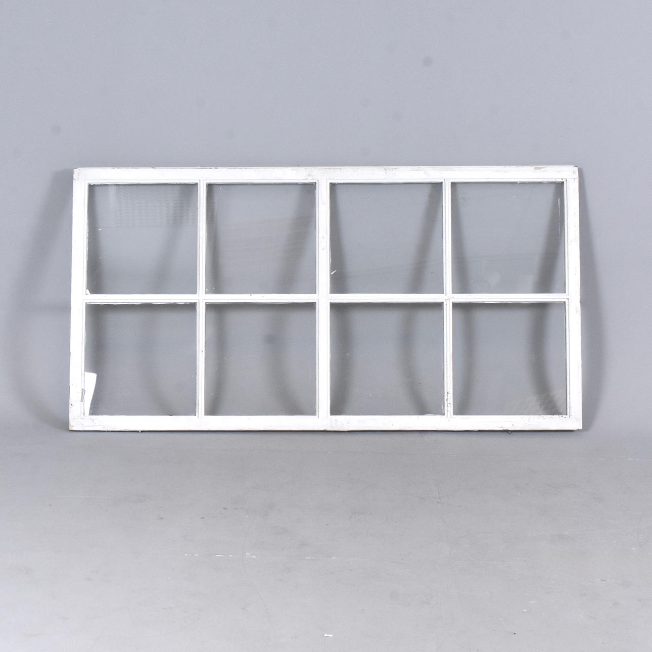 WINDOWS, 12 pcs, white lacquered wood.