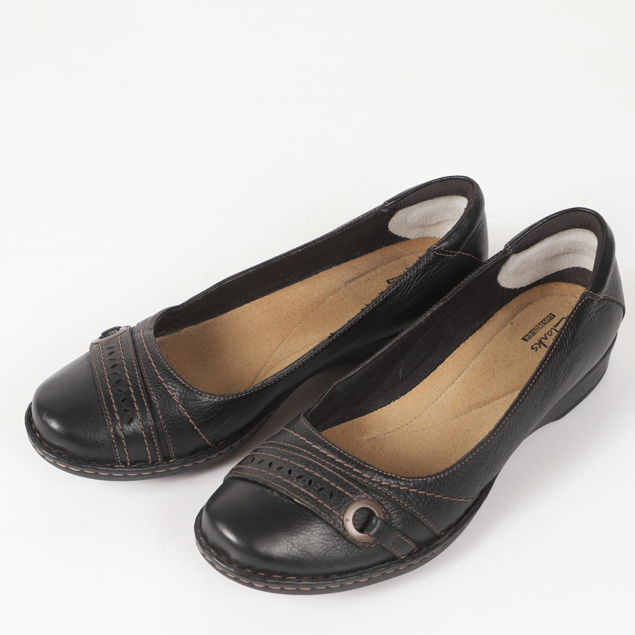 DAMSKOR, skinn, Clarks, England.