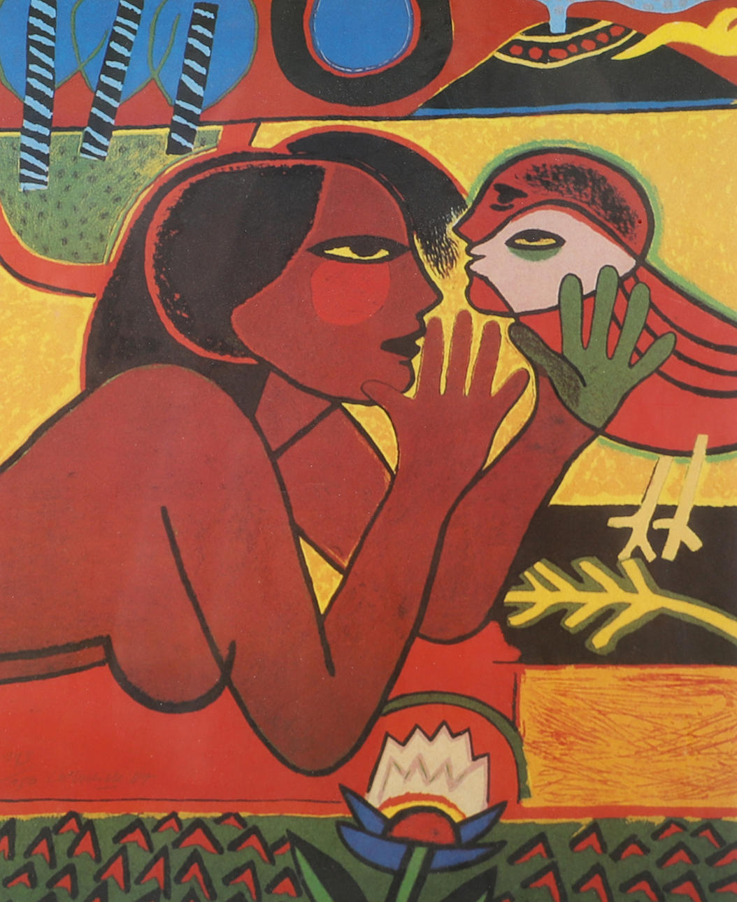 AFTER BEVERLOO CORNEILLE. Figure composition, print.