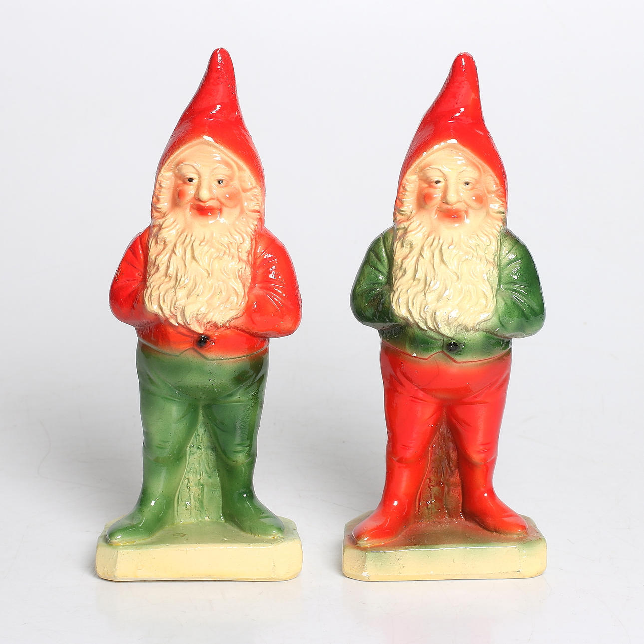 FIGURINER, 2 st, tomtar, Tyskland, 1900-talets första hälft.