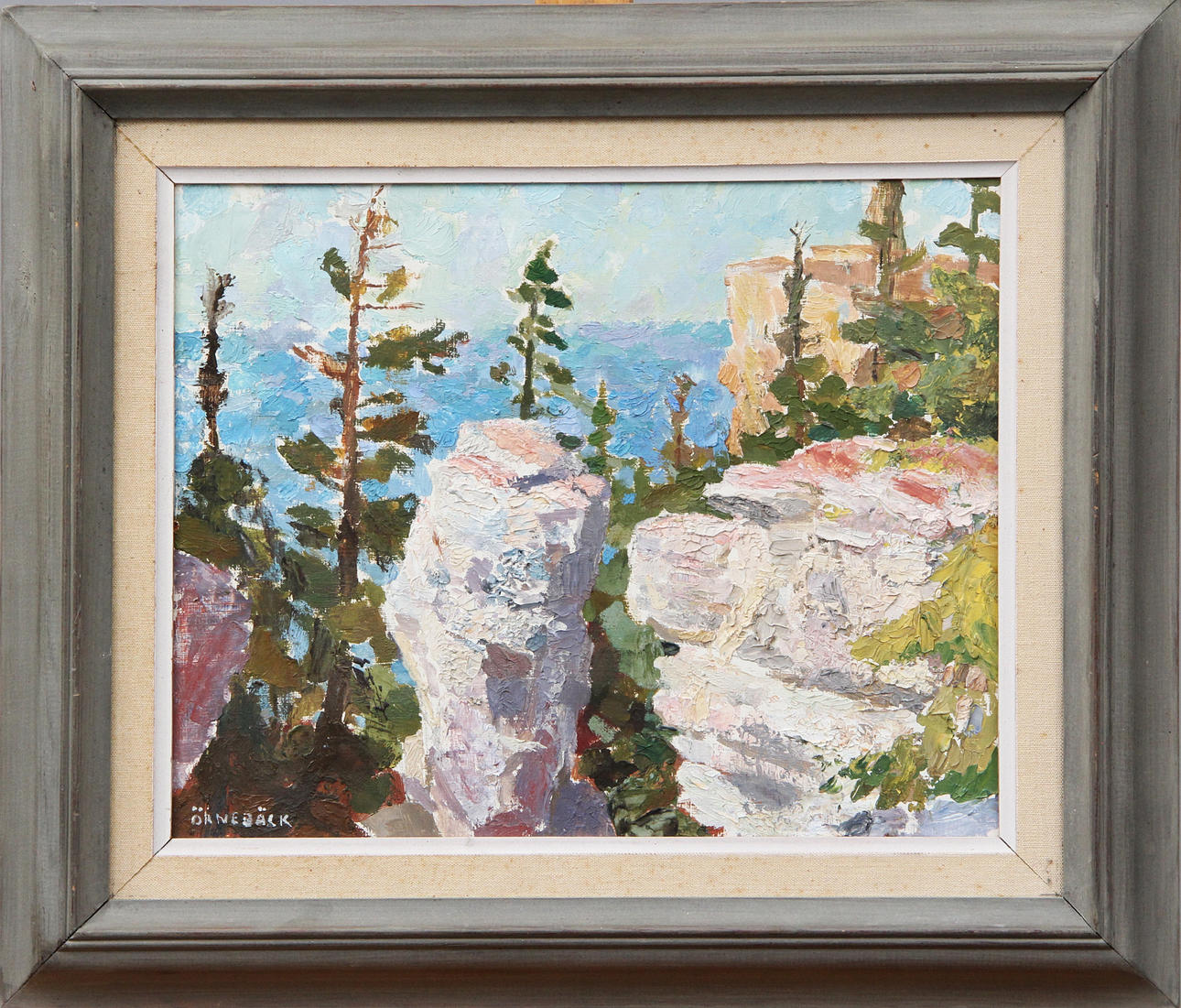 LENNART ÖRNEBÄCK. OIL, on panel, signed.