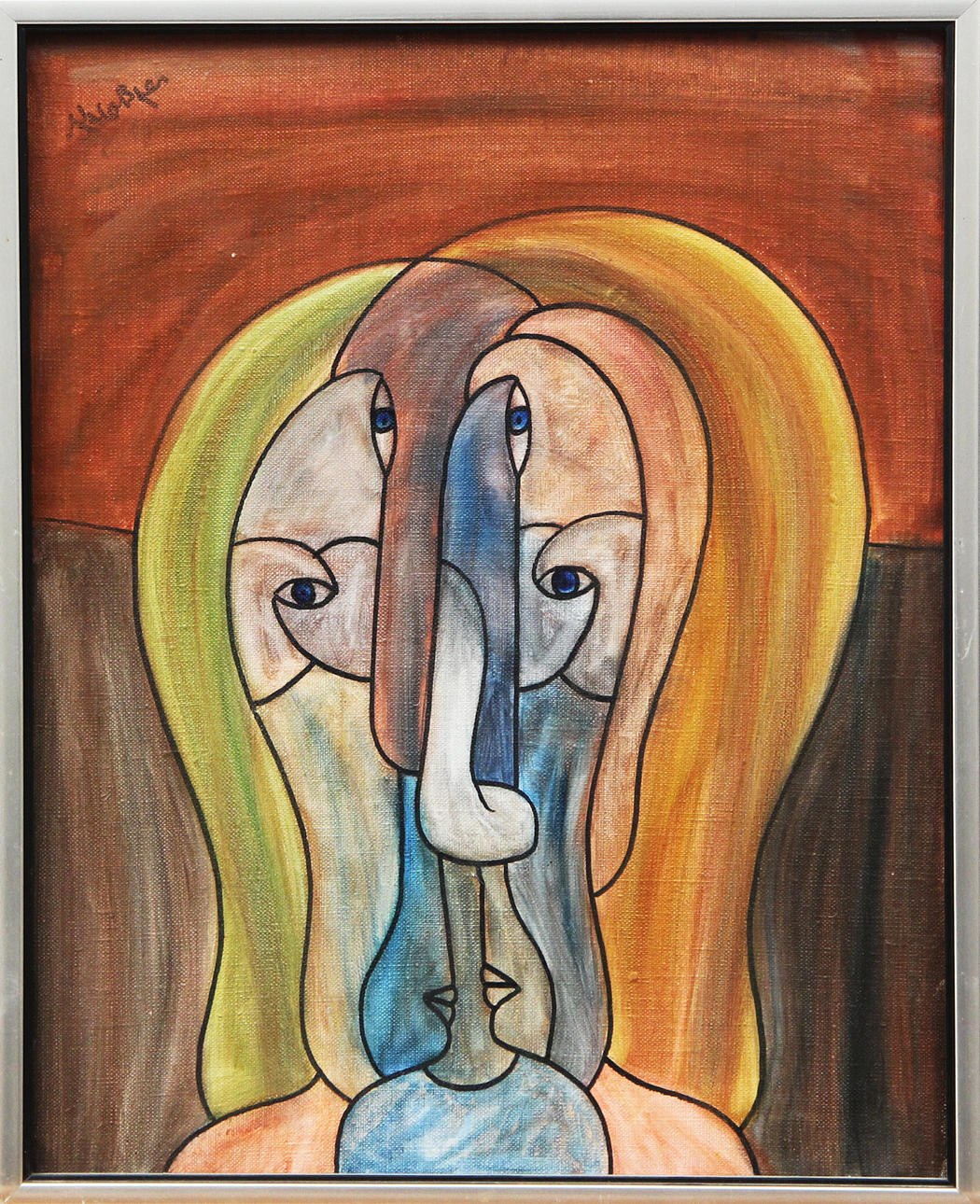 KJELL HOBJER. OIL, on canvas, signed.