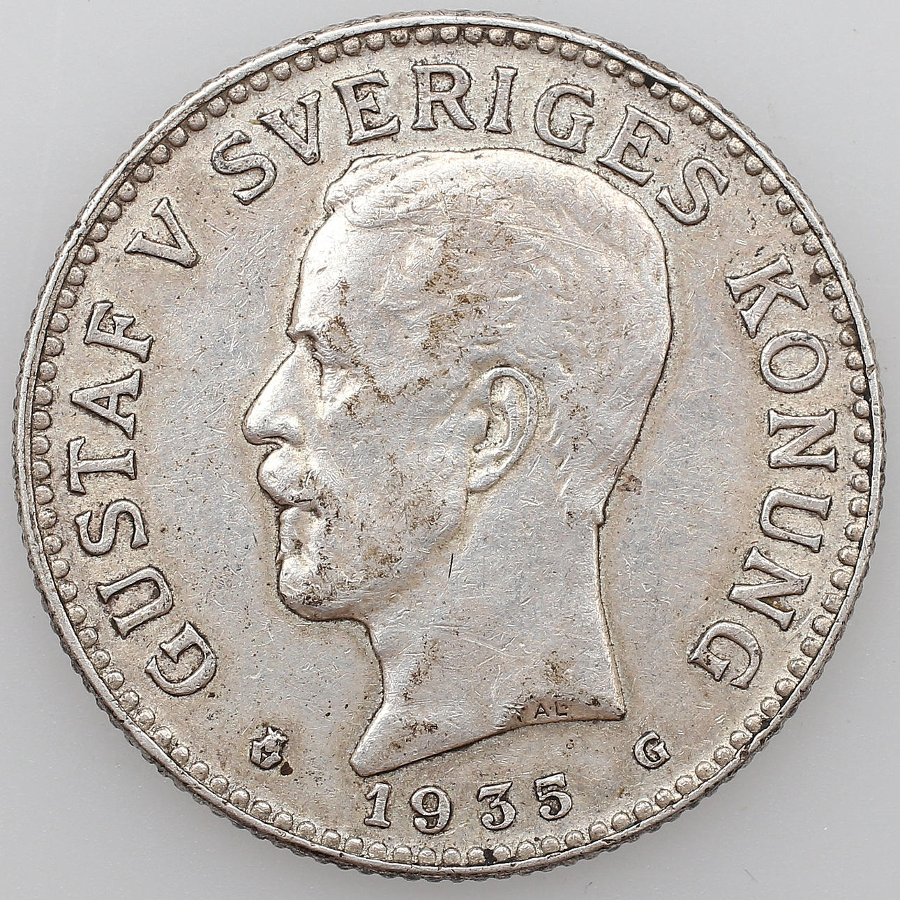 MYNT, 2-krona, Sverige, 1935.