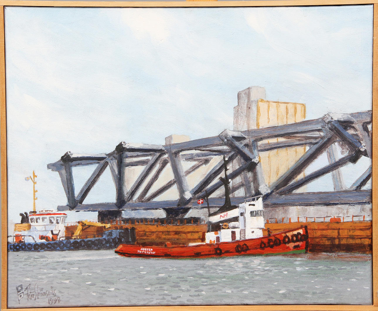 OIDENTIFIERAD KONSTNÄR. OIL, on canvas, signed Strömsnäs.