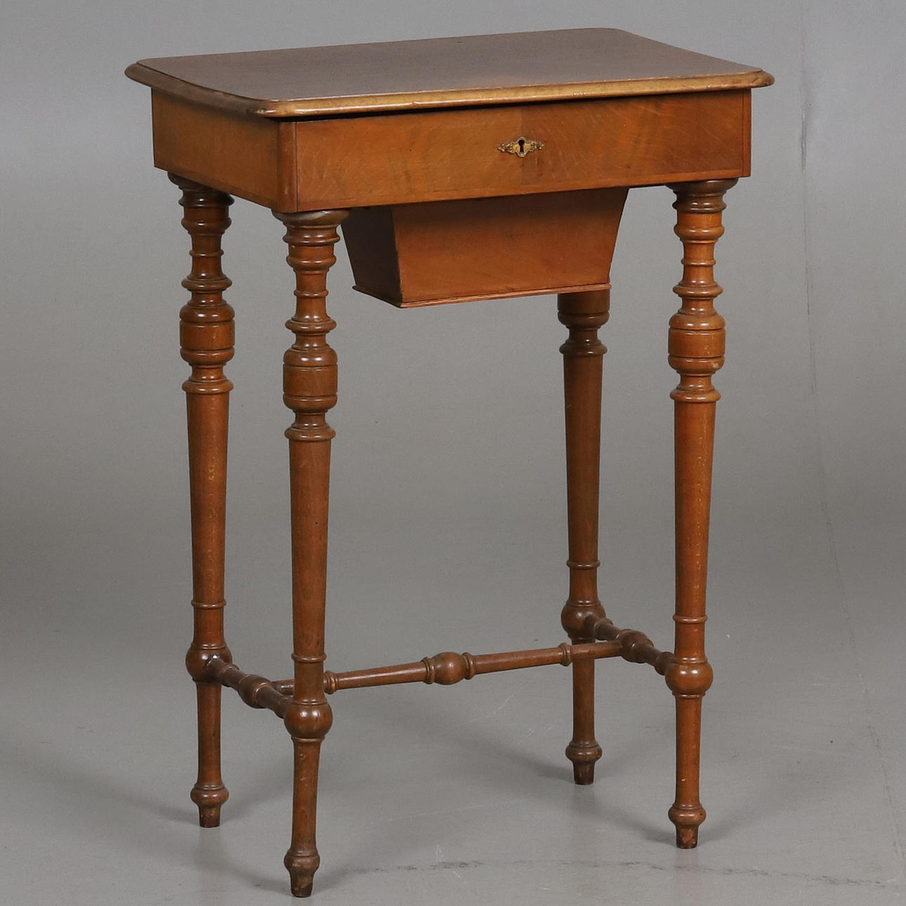 SEWING TABLE. Neo-Renaissance, circa 1900s.