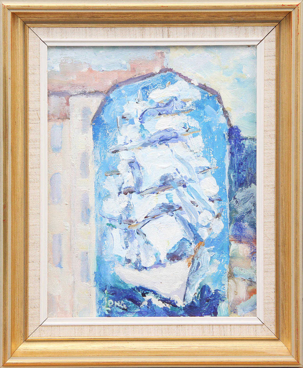 OIDENTIFIERAD KONSTNÄR. OIL, on cardboard, signed.