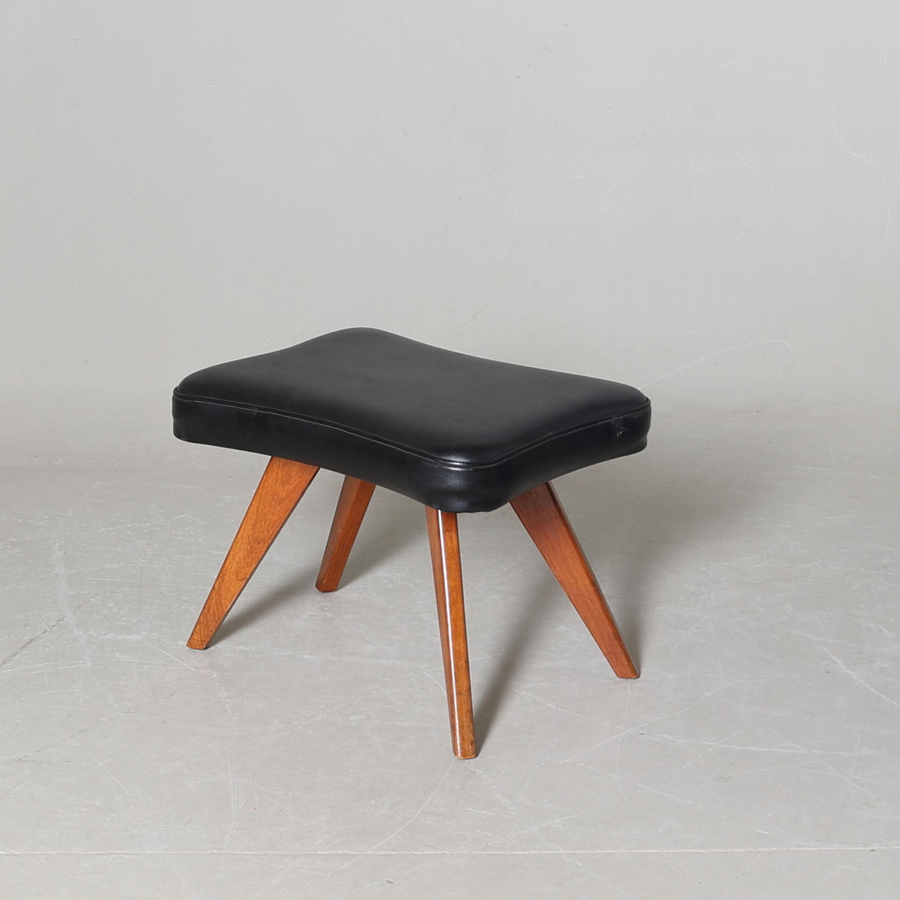 A Danish oak stool, 1960s.