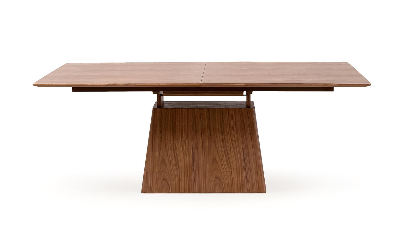 DINING TABLE, walnut veneer, model Benvenuto, Kare Design.