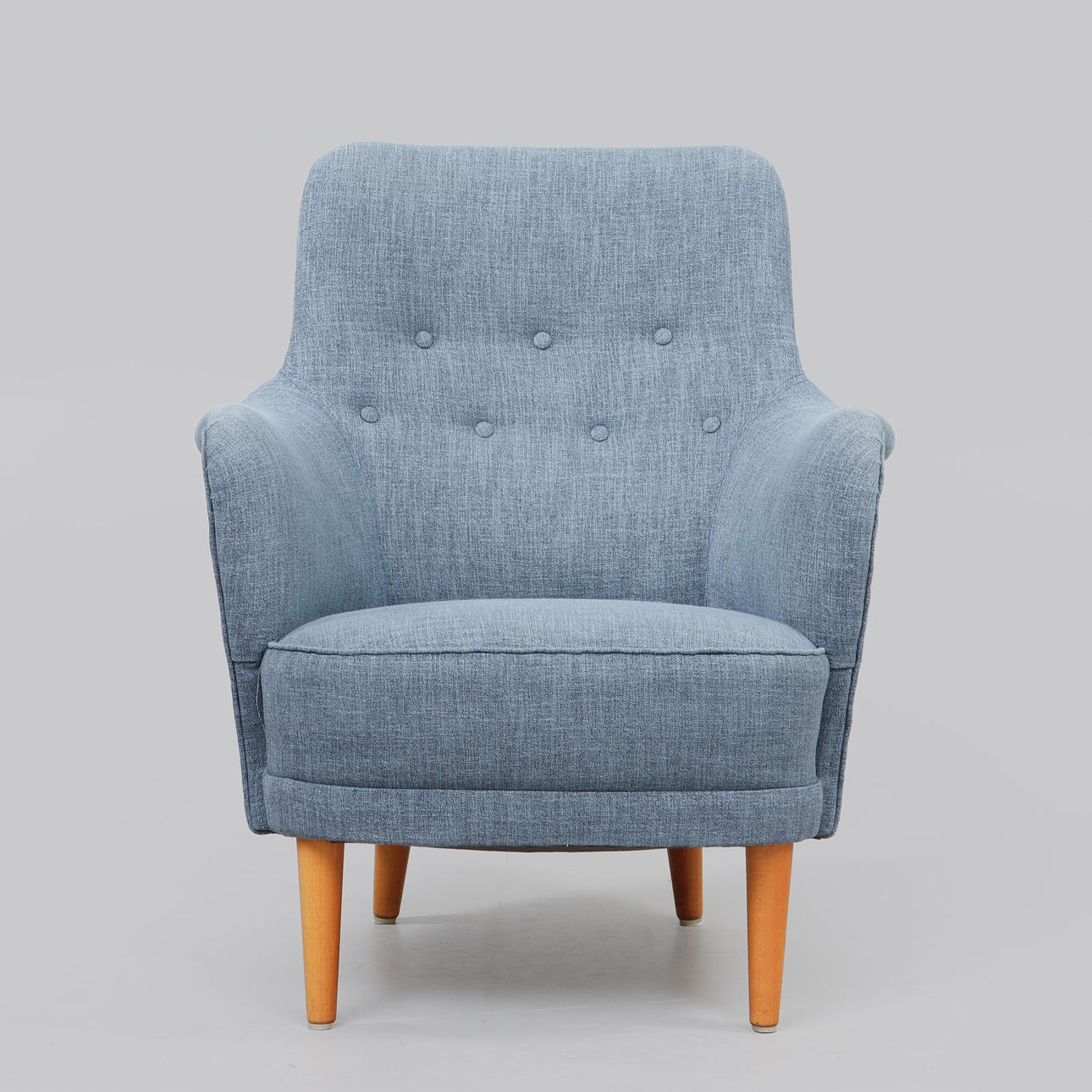 CARL MALMSTEN. Fåtölj, "Samsas", märkt Ferdinand Lundquist.