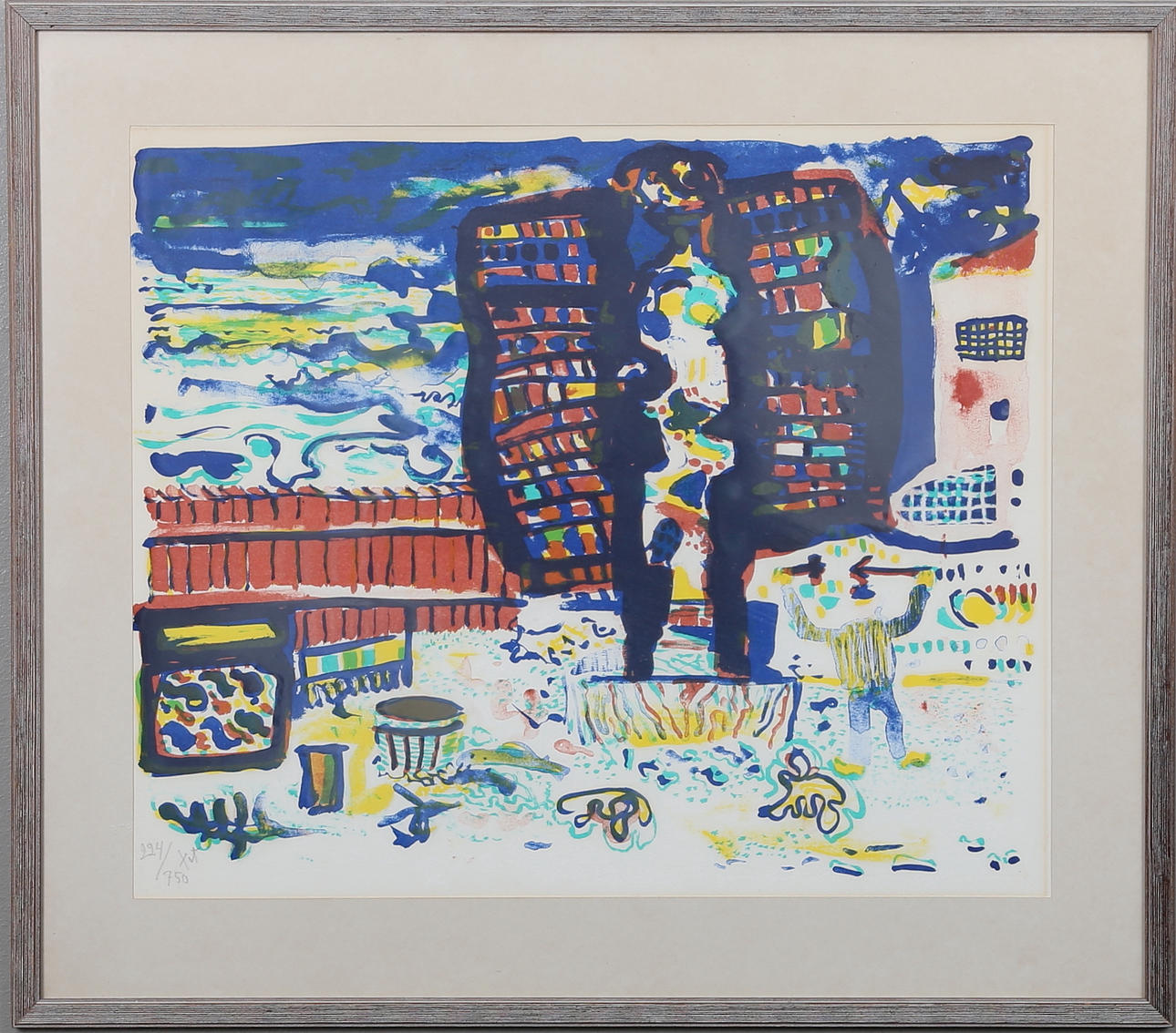 SVEN XET ERIXSSON. Litografi. Signerad och numrerad 224/750.