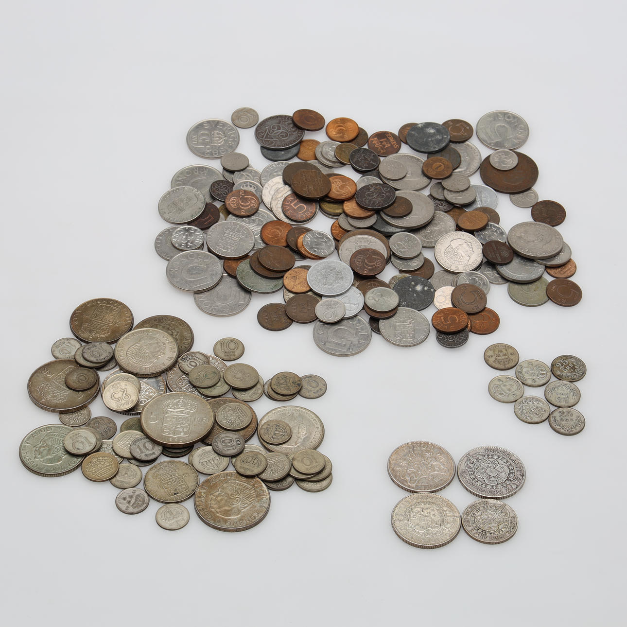 COIN fol. a silver, mostly Sweden.