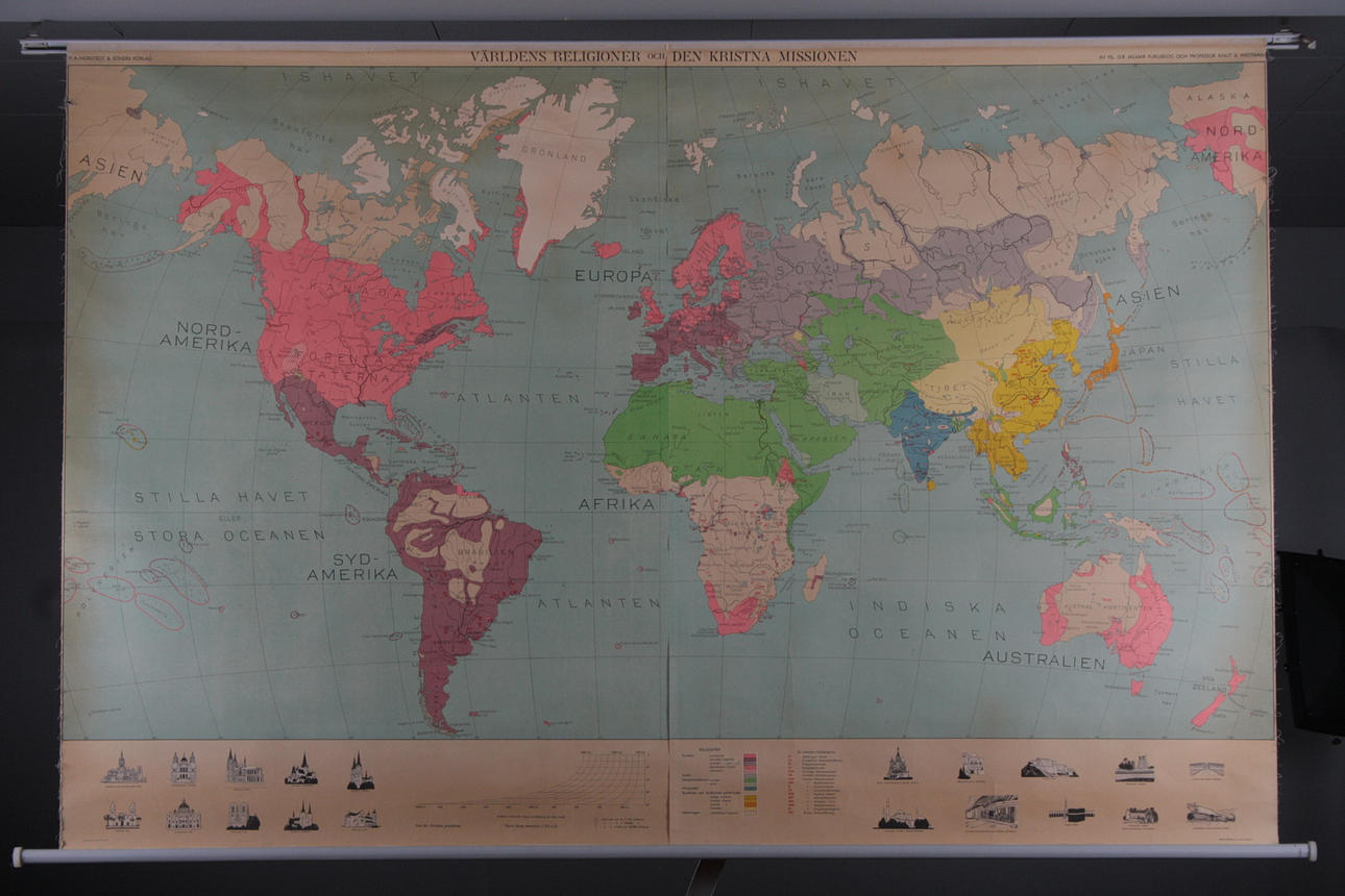 SKOLKARTA, världens religioner och den kristna missionen.