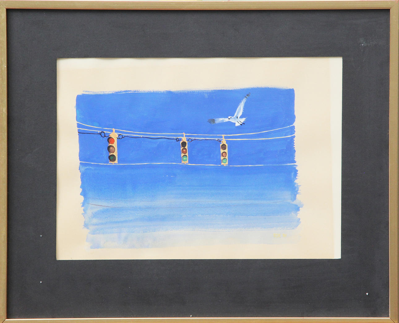 BOB MATSON. WATERCOLOR, signed.