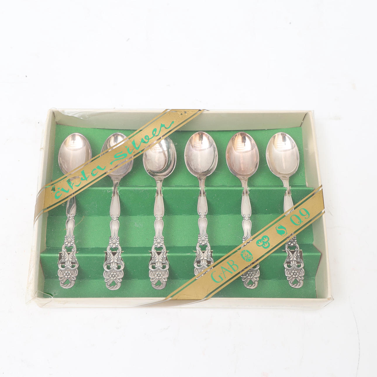 MOCK CASKETS 6PCS, “Mignon” silver.