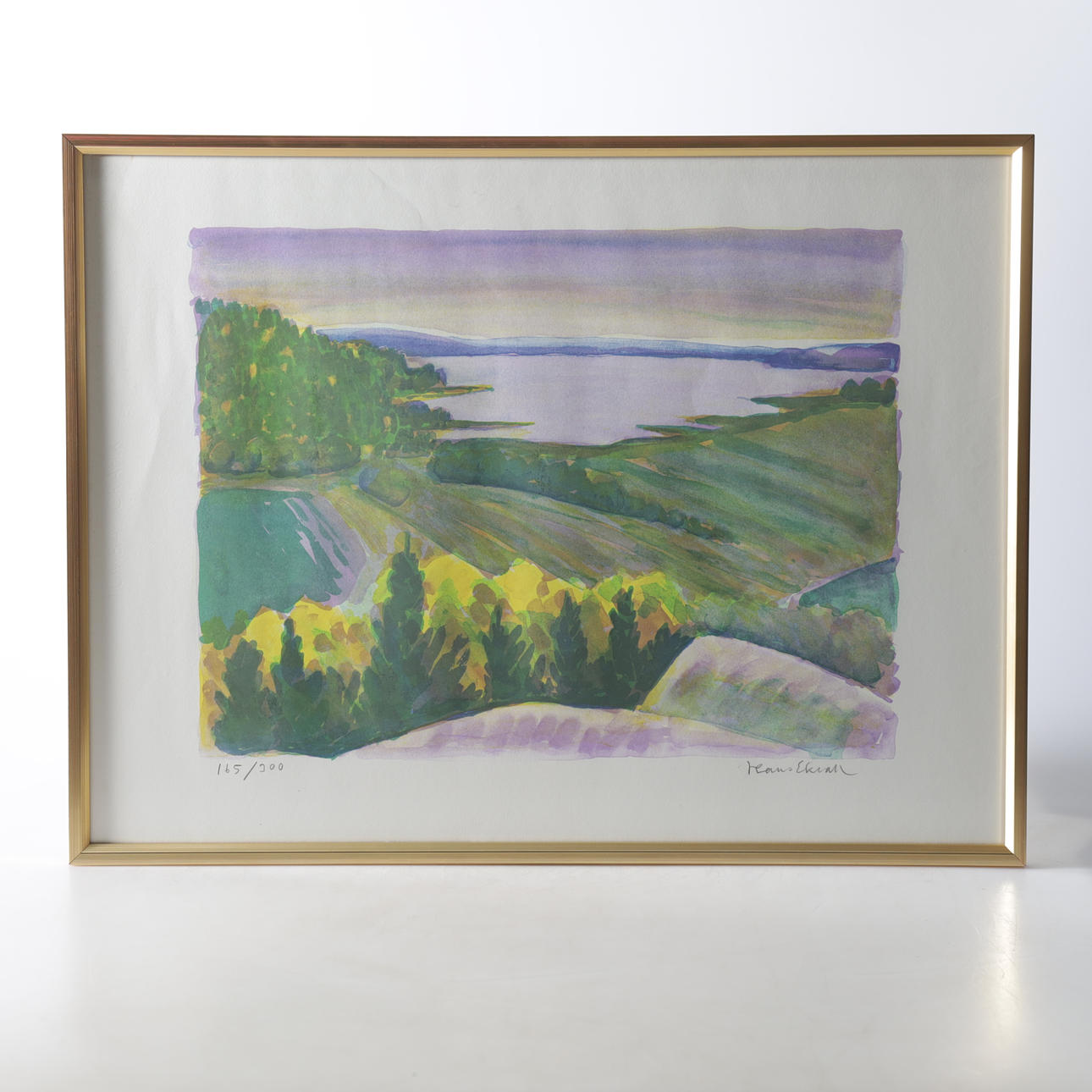 HANS EKVALL. lithograph, signed & numbered 165/300.