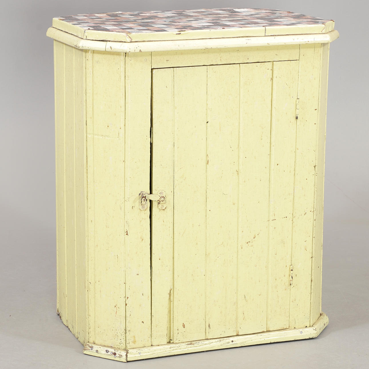 An early 20th century kitchen cabinet.