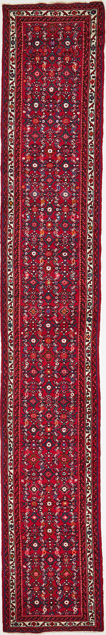 ORIENT CARPET, old, gallery, approx 502x80 cm.