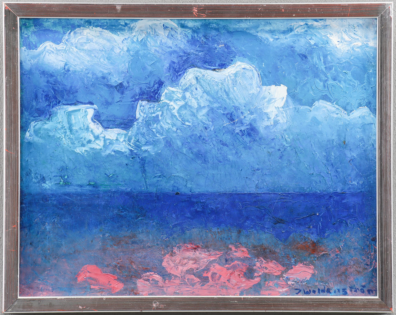 JOHAN WALDENSTRÖM. Oil on canvas, signed.