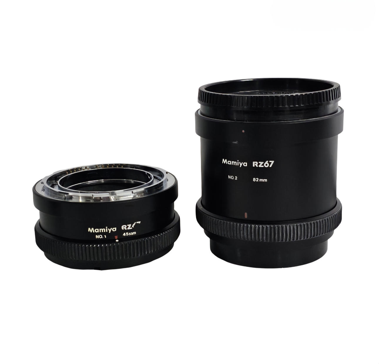 Mamiya. Two RZ model objectives.