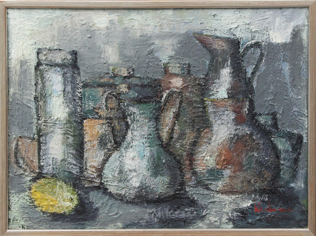 OIDENTIFIERAD KONSTNÄR. OIL, on canvas, signed.