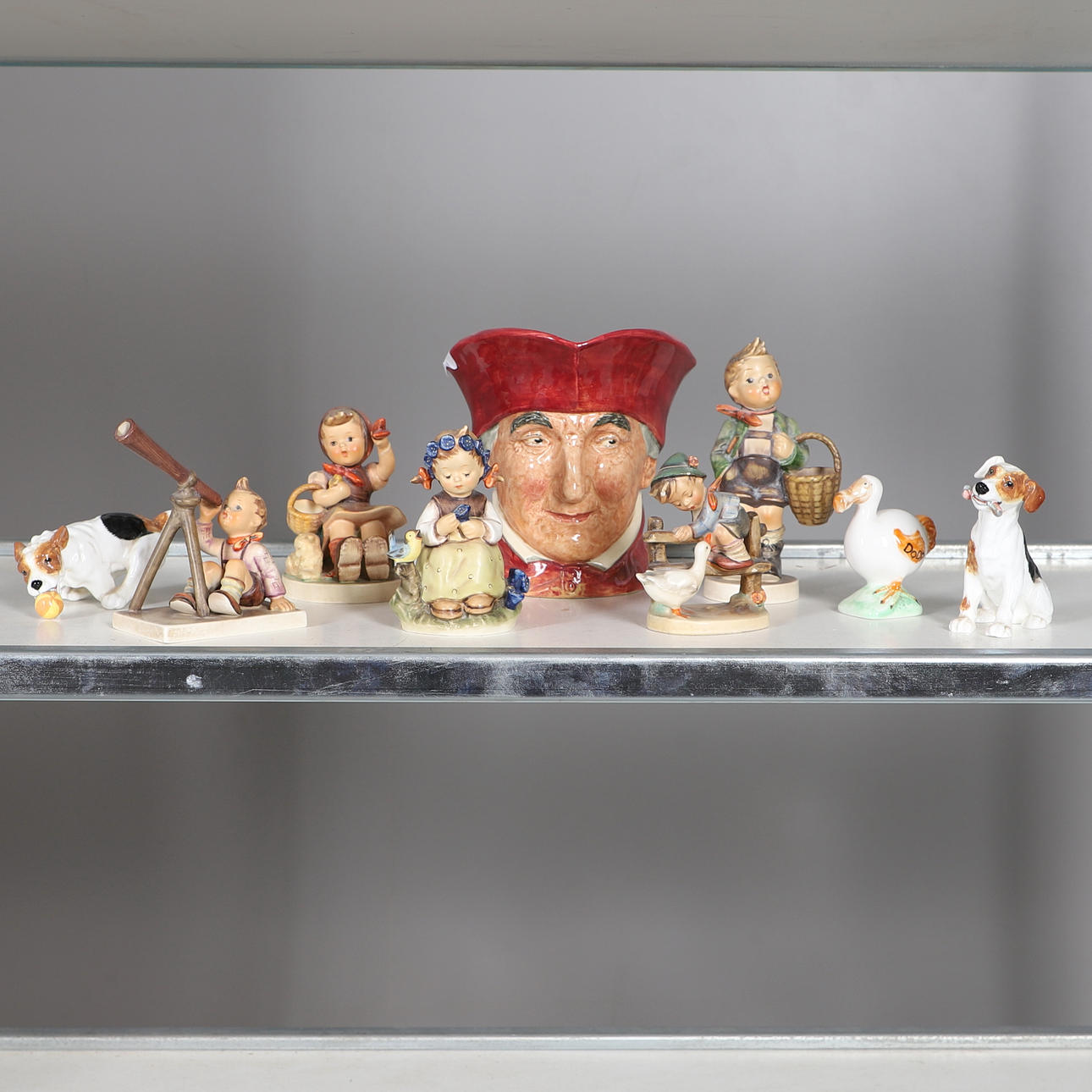 ROYAL DOULTON AND GOEBEL FIGURES.