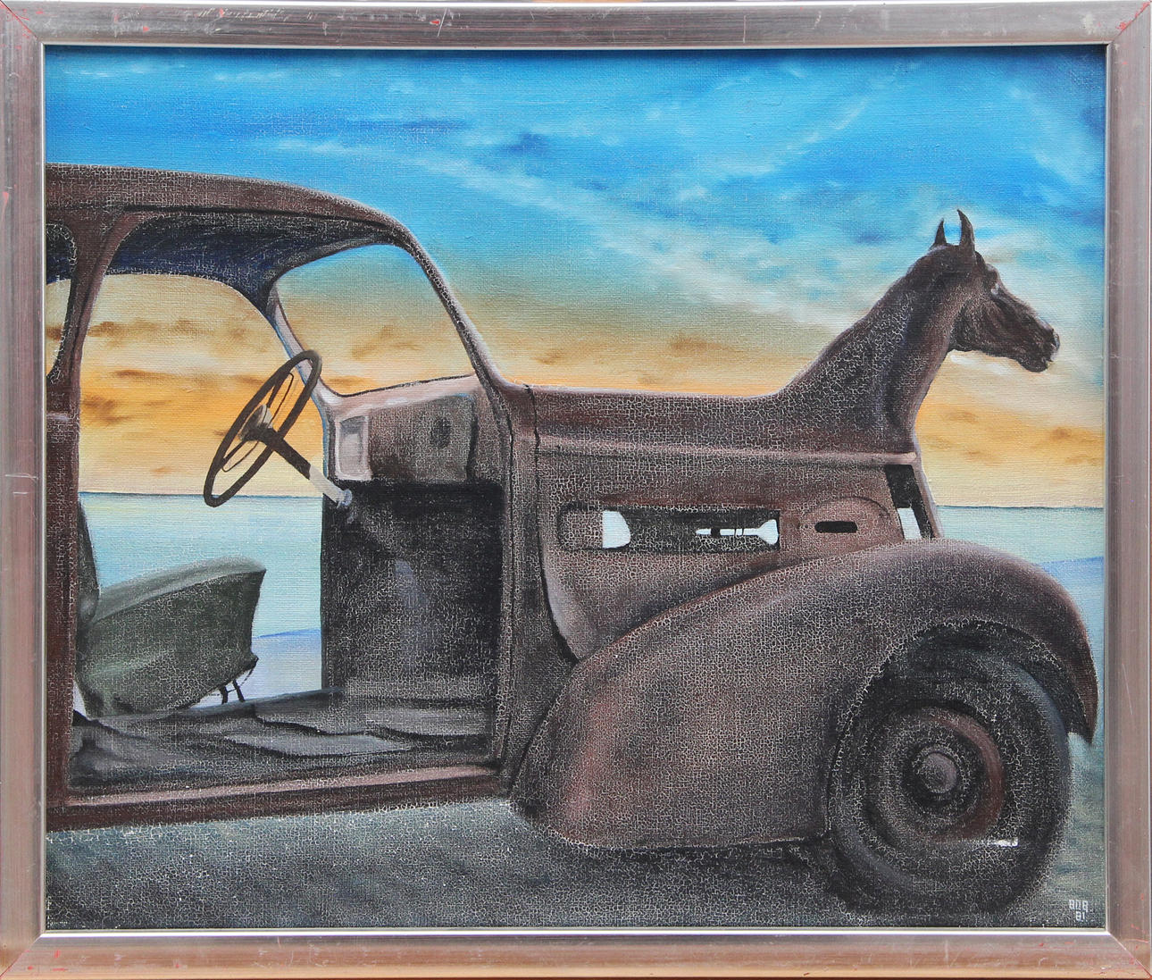 BOB MATSON. OIL, on canvas, signed.