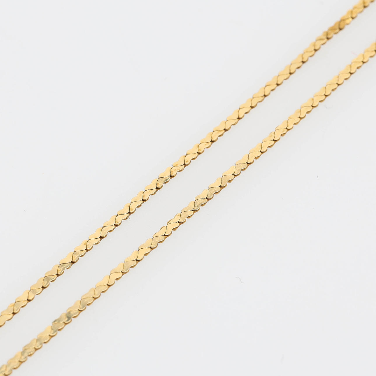 NECKLACE, 14 k, length 40 cm.