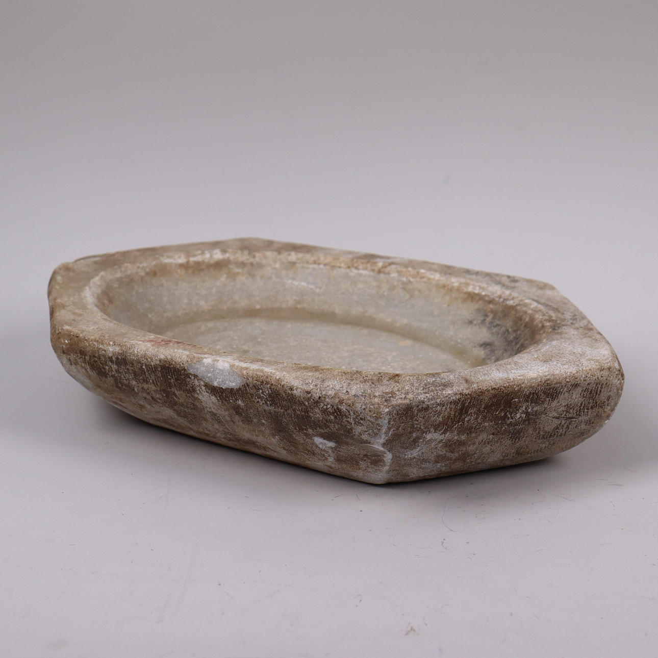 BOWL PLATE, stone.