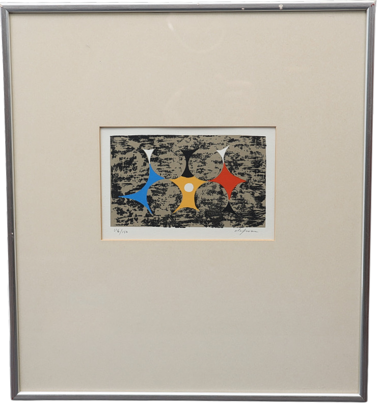 PIERRE OLOFSSON. Composition, signed and numbered.