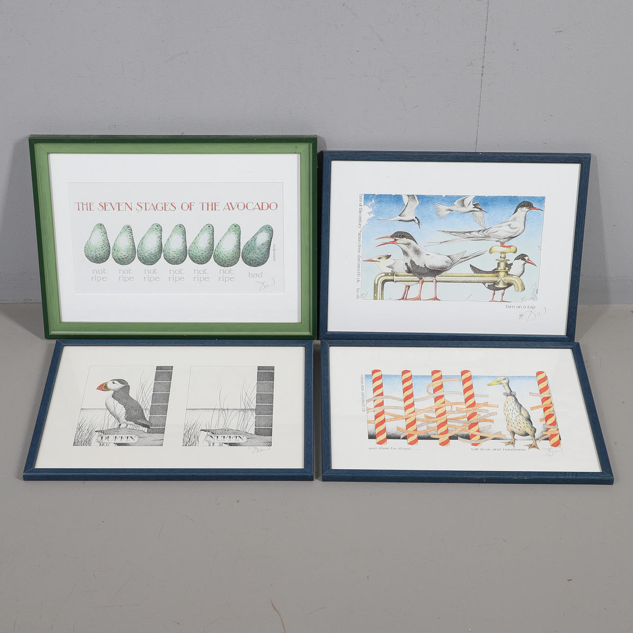 ASSORTED SIGNED PRINTS BY SIMON DREW.