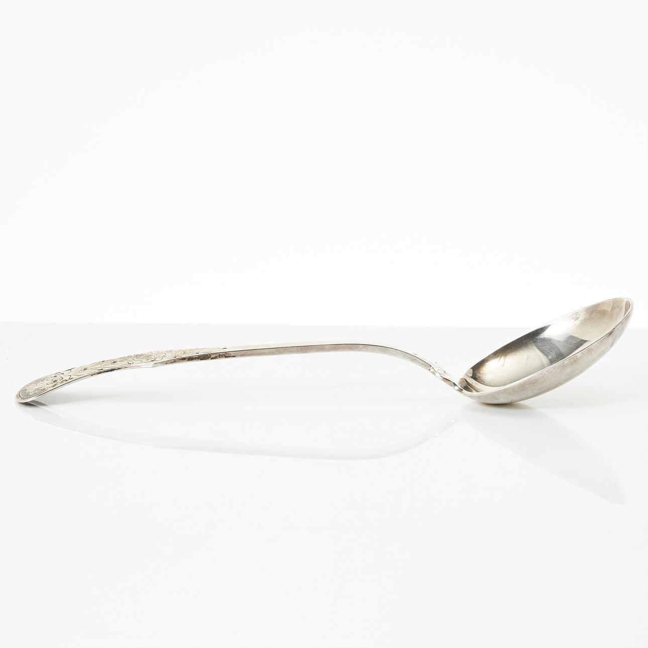 JACOB TOSTRUP. Serving spoon, silver, Oslo 1906.