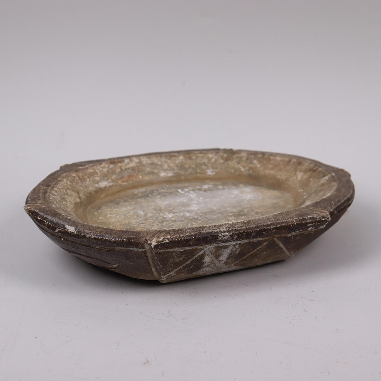 BOWL PLATE, stone.