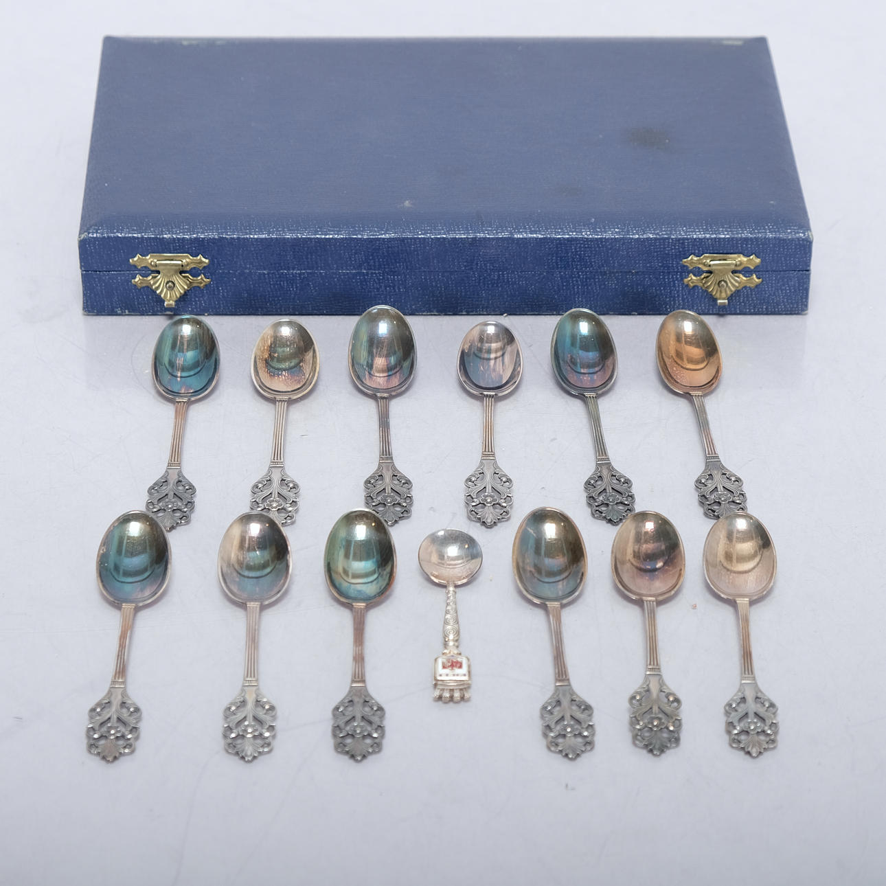 TESKEDAR. Silver 1900-tal (13st).