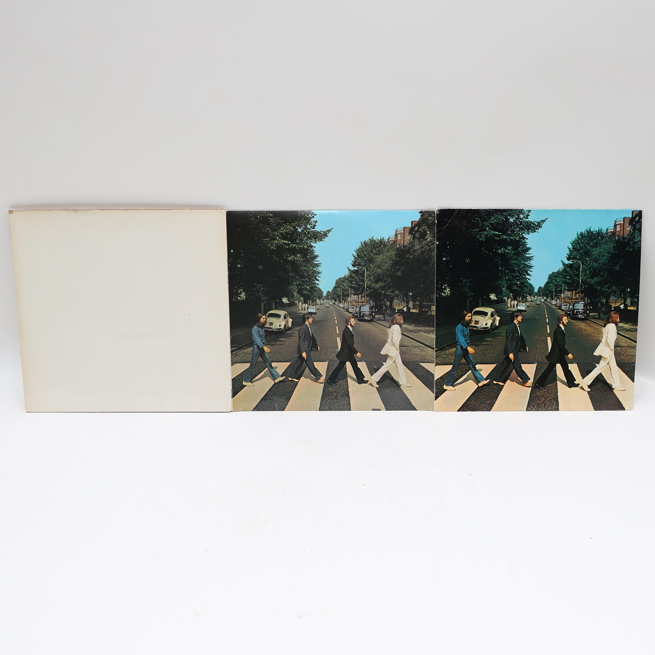 VINYL RECORDS 3 PCS THE BEATLES.