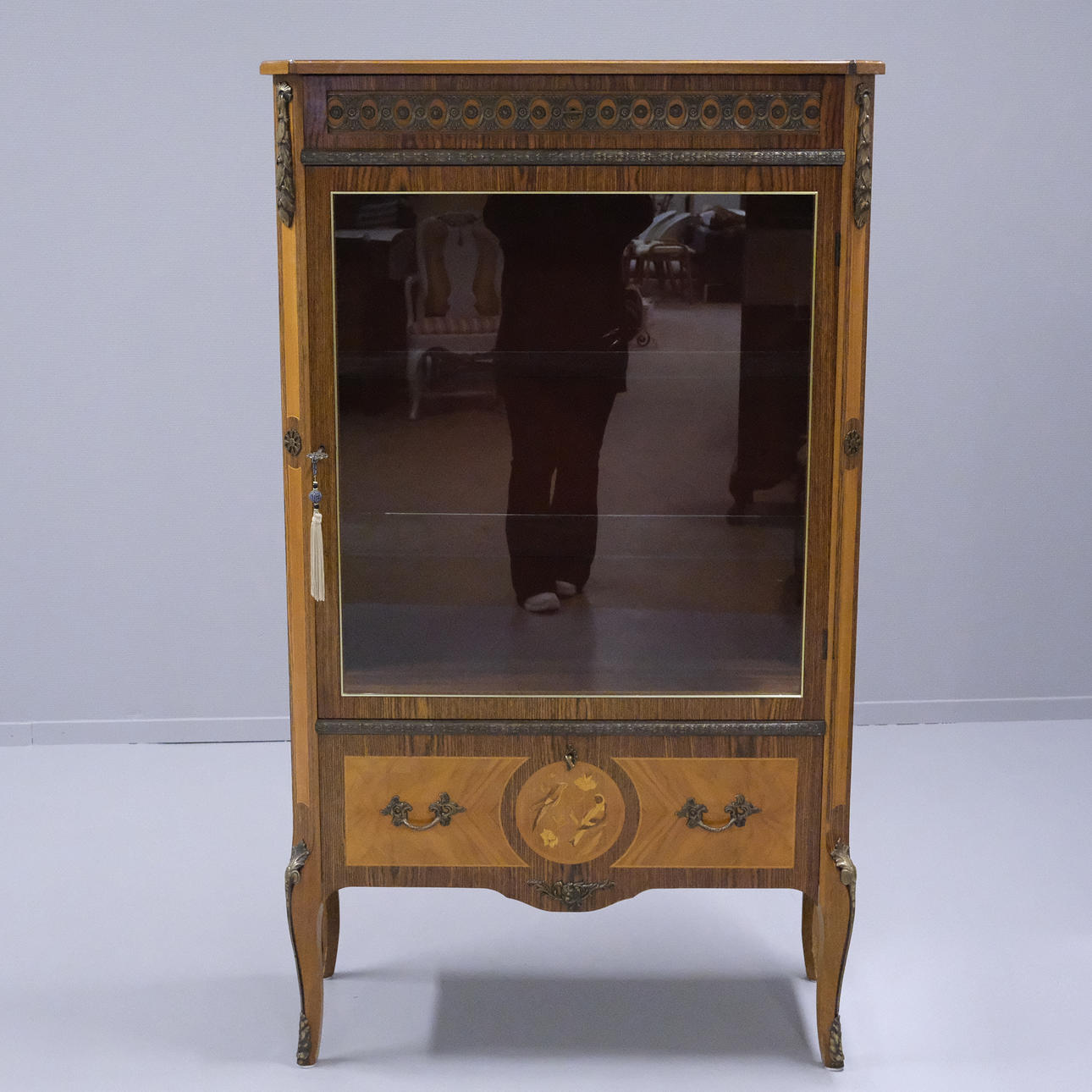 DISPLAY CABINET, GUSTAVIAN STYLE.