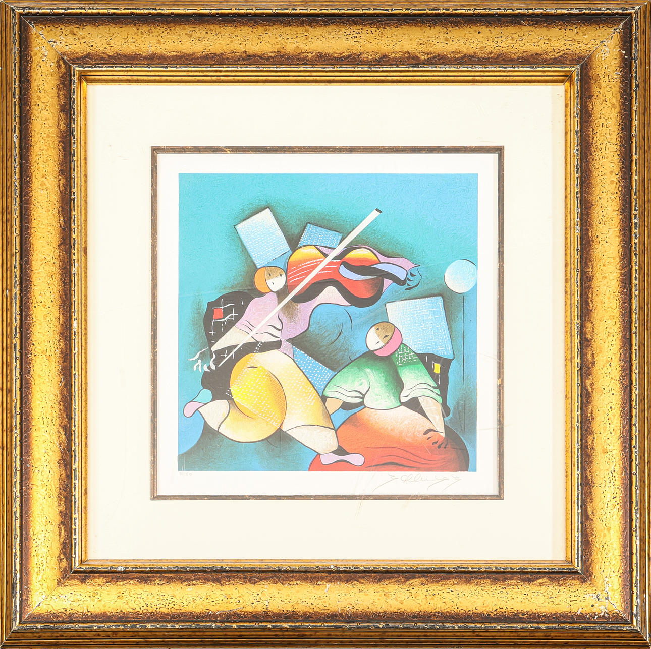 DAVID SCHLUSS. Lithograph, signed and numbered 79/350.