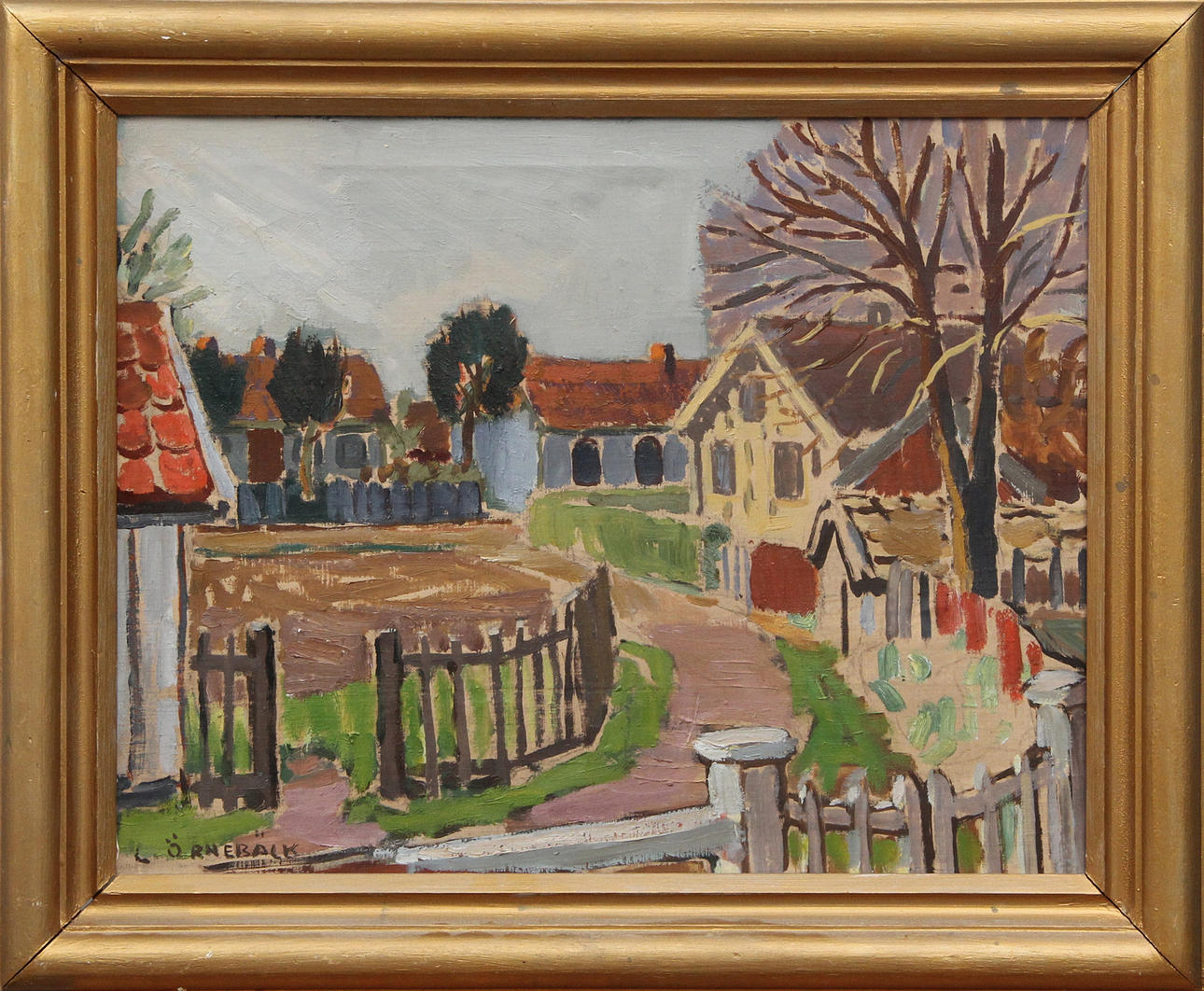 LENNART ÖRNEBÄCK. OIL, on canvas, signed.
