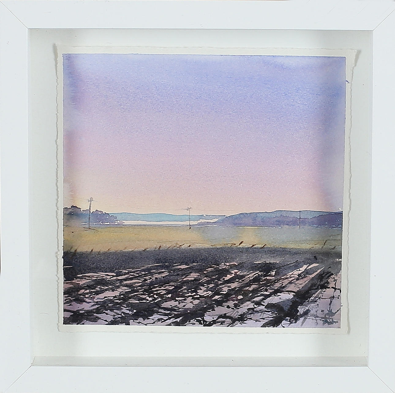 BJÖRN BERNSTRÖM. "Skymning", akvarell, signerad samt daterad -13.