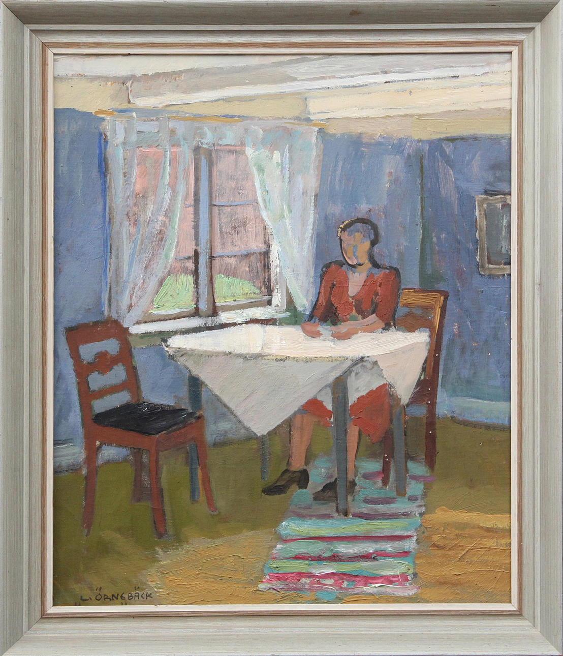 LENNART ÖRNEBÄCK. OIL, on canvas, signed.