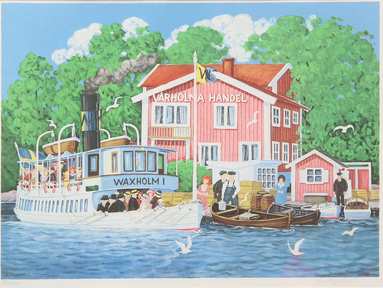 BERT HÅGE HÄVERÖ. LITO, signed.