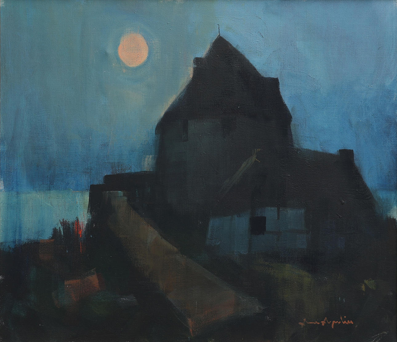 ARNE ASPELIN. MÅNSKENSNATT.