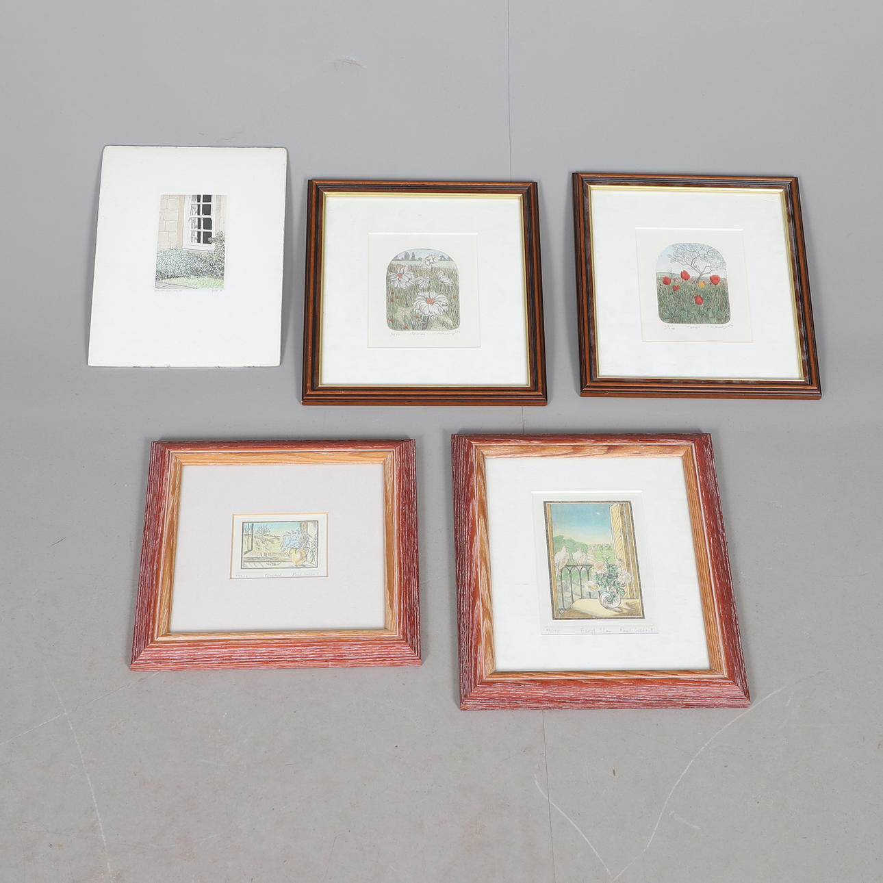 FIVE 20TH CENTURY LIMITED EDITION PRINTS.