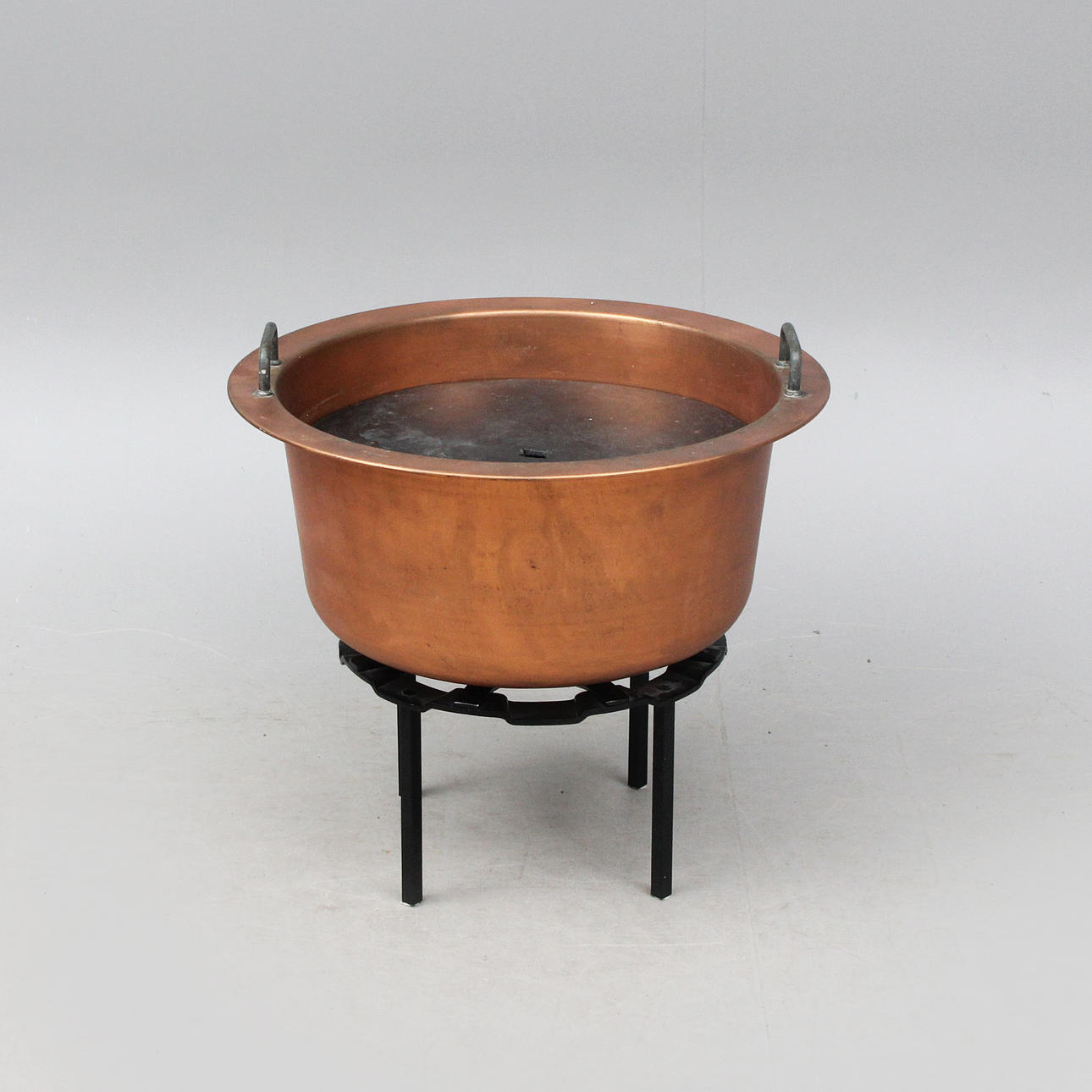 LARGE CAULDRON, copper.